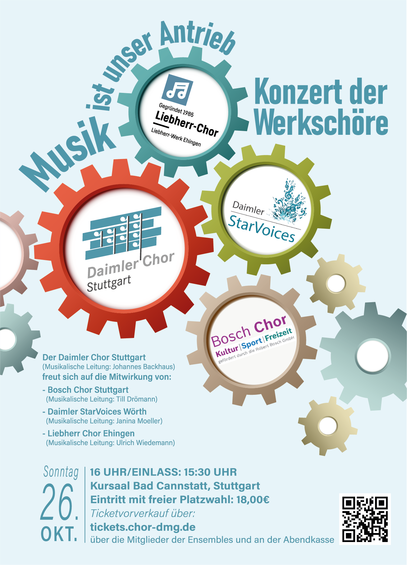 Konzert der Werks- und Firmenchöre in Bad Cannstatt (Großer Kursaal)