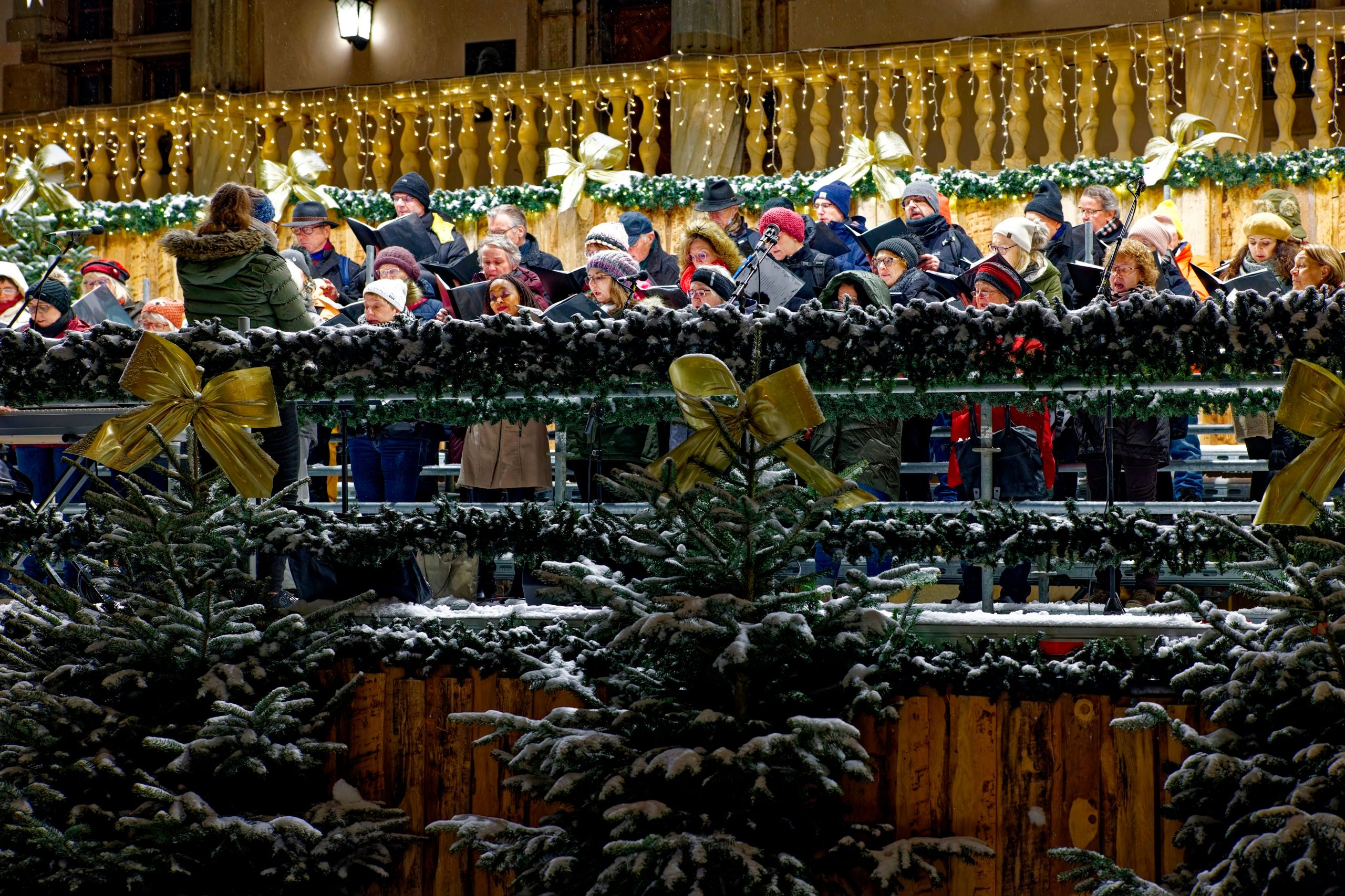Weihnachtskonzert im Innenhof des Alten Schlosses Stuttgart