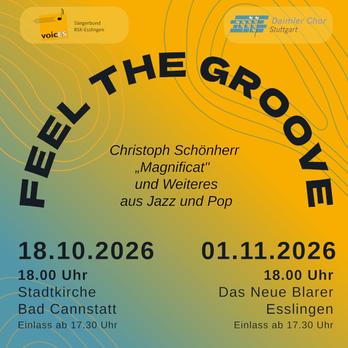 Feel the groove (mit VoicES Esslingen)